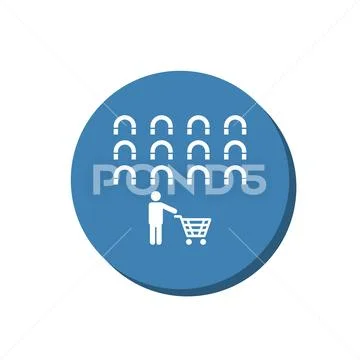 Icon for web design. Vector flat style. fa-icon Stock-Illustration