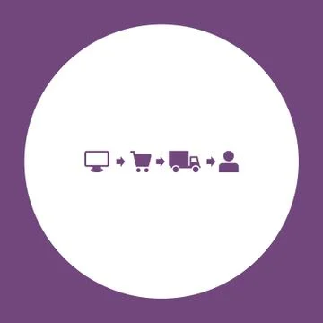 Icon for web design. Vector flat style. fa-icon Stock Illustration