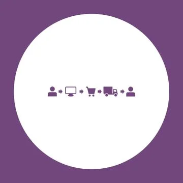 Icon for web design. Vector flat style. fa-icon Illustrazione stock