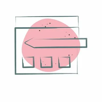 Icon Website Design. related to Creative Concept symbol. Color Spot Style. .. イラスト素材