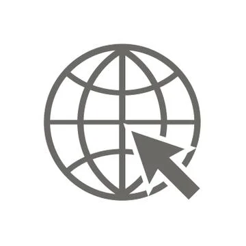 Icon website on a white background Stock Illustration