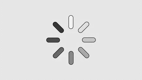 Icon for when a looping video stops while loading Stock Footage 342727252