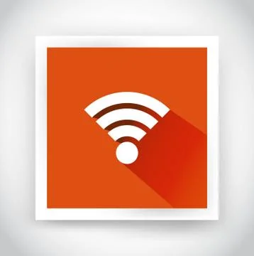 Icon of wifi for web and mobile applications Stock Illustration