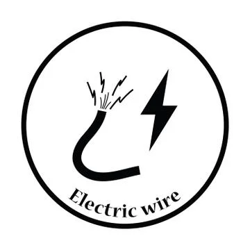 Icon of Wire Stock Illustration