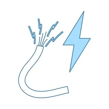 Icon Of Wire Stock Illustration