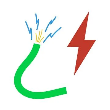 Icon Of Wire Stock Illustration