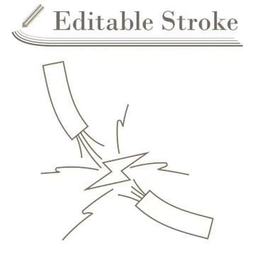 Icon Of Wire Stock Illustration