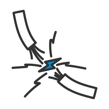 Icon Of Wire Stock Illustration