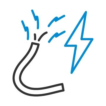 Icon Of Wire Stock Illustration