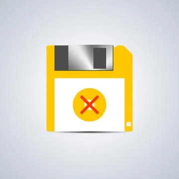 Icon write error, vector illustration. Stock Illustration