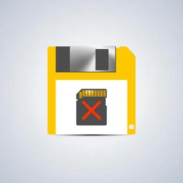Icon write error, vector illustration. Stock Illustration