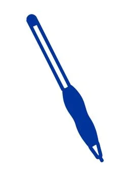 Icon. A writing pen. Stock Illustration