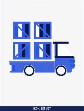 Icon for you bisness delivery Stock Illustration