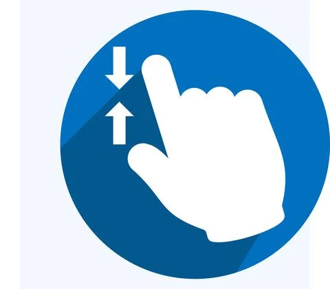Icon Zoom Out - Long Shadow Style - Simple illustration,Editable stroke Illustrazione stock