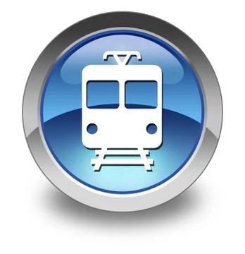 Icon/button/pictogram "train / mass transit" Stock Illustration