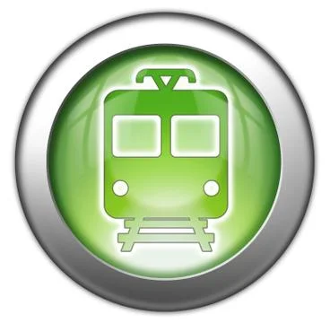 Icon/button/pictogram "train / mass transit" Stock Illustration