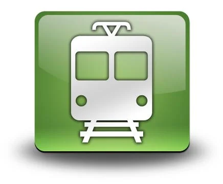 Icon/button/pictogram "train / mass transit" Stock Illustration