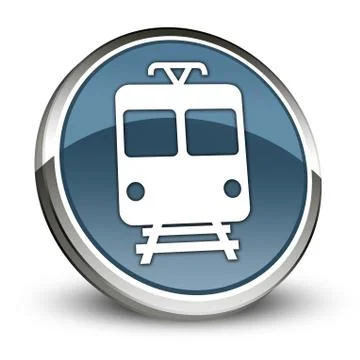 Icon/button/pictogram "train / mass transit" Stock Illustration