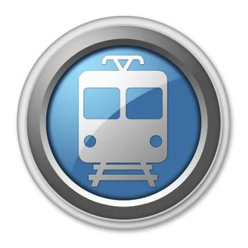 Icon/button/pictogram "train / mass transit" Stock Illustration