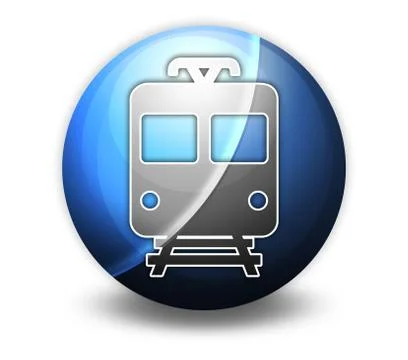 Icon/button/pictogram "train / mass transit" Stock Illustration