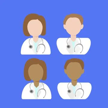 Icondoctorpediatrician Stockillustratie