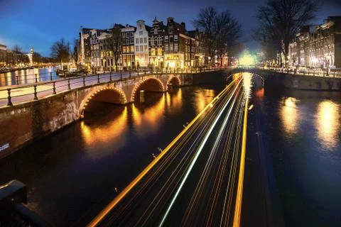 Iconic Amsterdam  库存照片