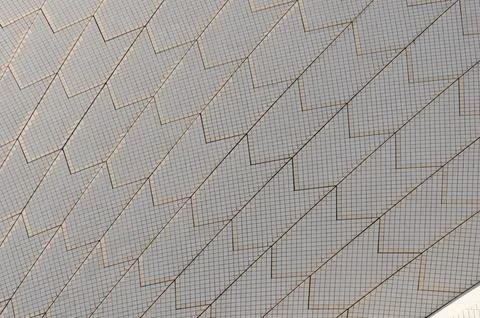 Iconic architecture with abstract tile patterns of a famous cultural landmark Stock Photos