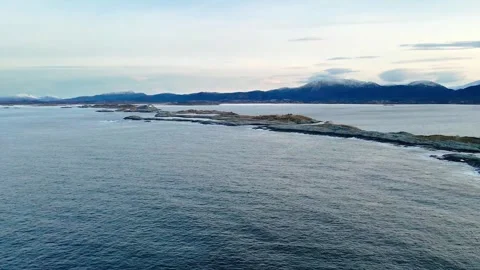 Iconic Atlantic Ocean Road, Norway,Masterpiece of Engineering and Scenic Beauty Stock Footage 315501637