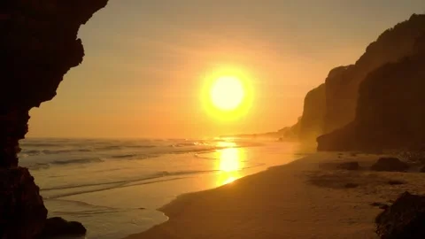 Iconic beach in Sumba Stock Footage 302958208