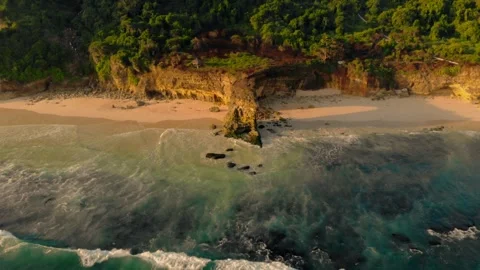 Iconic beach in Sumba Stock Footage 302958479