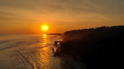 Iconic beach in Sumba Stock Footage 302958729