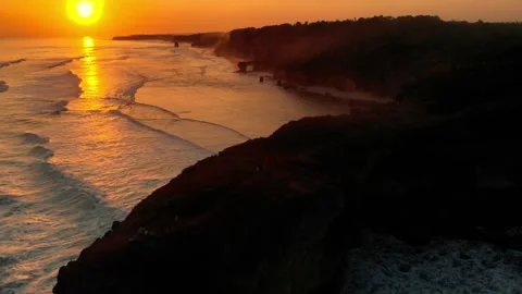 Iconic beach in Sumba Stock Footage 302958883