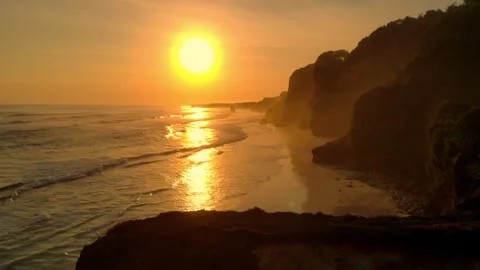 Iconic beach in Sumba Stock Footage 302958923