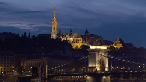 Iconic buildings of Budapest Stock Footage 77148214