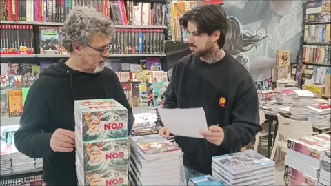 Iconic comic store in Madrid marks 30th anniversary, Alcalá de Henares, ES - 08  Stock Footage 323067243