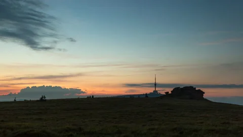 Iconic Czech mountains 4K Stock Footage 221401111