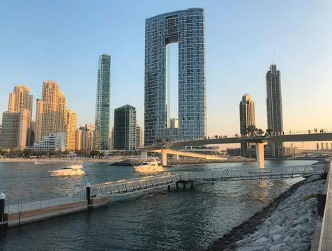 Iconic developments on the water front Stock Photos