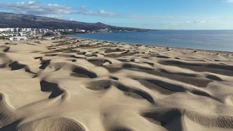 The Iconic Dunes of Gran Canaria Stock Footage 341250825