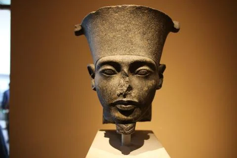 Iconic Egyptian Statue Stock Photos