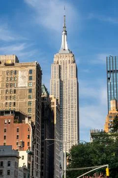 Iconic Empire State Building Stock Photos