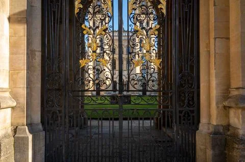 Iconic gates called "Tom Gate"  Stock Photos