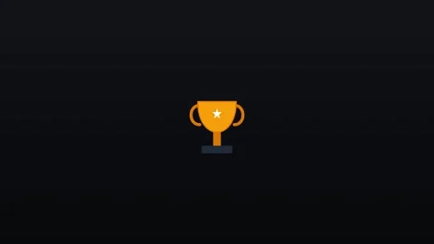 Iconic golden trophy Stock Footage 339350854