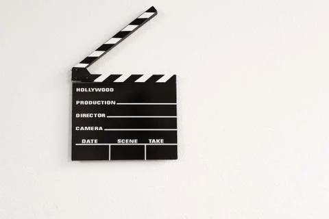 Iconic Hollywood Clapperboard Foto stock