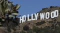 Iconic Hollywood Sign Los Angeles California Hollywood Hills Area of Mount Lee HD Footage