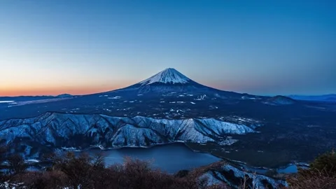 Iconic Mount Fuji Heritage Peak Stock Footage 339272745