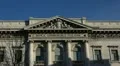 Iconic Palace Italian Commercial Bank Design Detail Facade Financial Building HD Footage