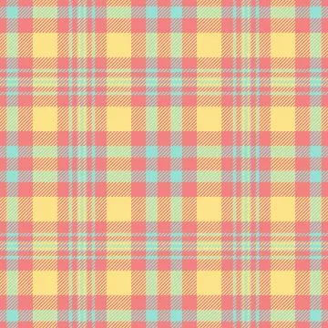 Iconic seamless plaid texture, kitchen background vector textile. Age check.. Illustrazione stock