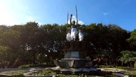 Iconic statue in bali Stock Footage 170647185