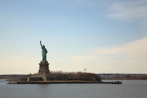 The iconic statue of liberty Stock Photos