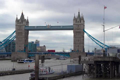 Iconic Tower Bridge of London Foto stock